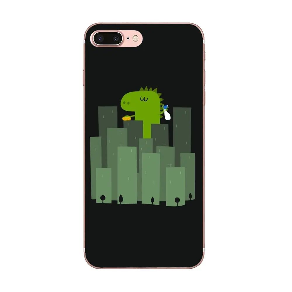 Мягкие чехлы из ТПУ для Xiaomi Redmi Mi Note 7 8 9 SE Pro Lite Go Play Animal Dinosaur|Чехлы-накладки| |