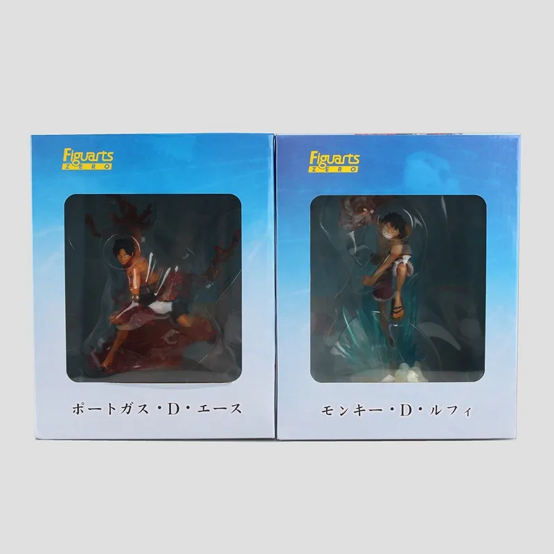 Аниме one piece битва Версия Луффи против Ace ПВХ фигурка игрушки куклы|Игровые