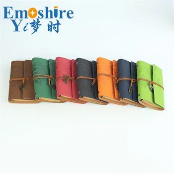 

New Arrival Faux Leather Notebook Vintage Diary Notepad Creative Straps Notebook Loose-leaf Book Classic Stationery N132