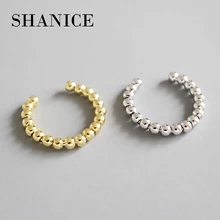 SHANICE 925 Sterling Silver Open Finger NS simple geometric bead beading Rings for Women Free Size Fashion Jewelry Adjustable