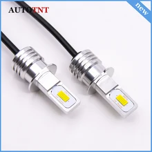 2 шт. H3 светодиодный COB Чип Белый 1500LM Автомобильный светодиодный фонарь противотуманная фара авто лампа 9~ 32 В 6000 К