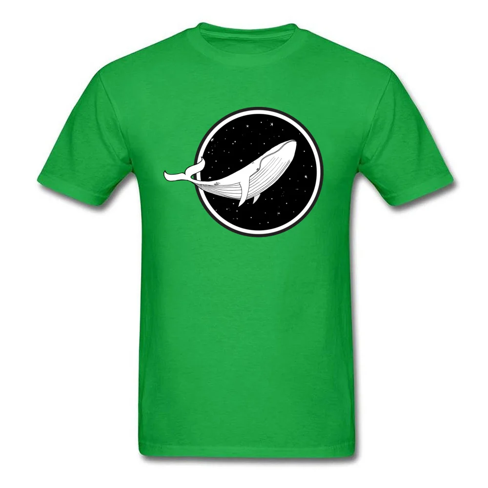 Printed T-Shirt 2018 Round Collar Space Aquarium 100% Cotton Men Tops Shirt Gift Short Sleeve Sweatshirts Top Quality Space Aquarium green