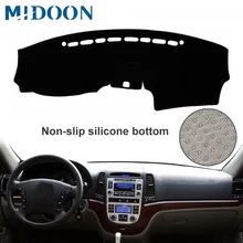 MIDOON для hyundai Santa Fe 2006-2012, чехлы для стайлинга автомобилей, коврик для приборной панели, солнцезащитный козырек, крышка для приборной панели, 2007, 2008, 2009, 2010