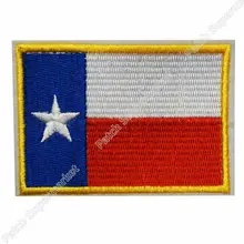 3," флаг штата Техас из лоскутного топа с вышивкой переводная картинка одинокая звезда TX значок аппликация Швейные принадлежности для одежды