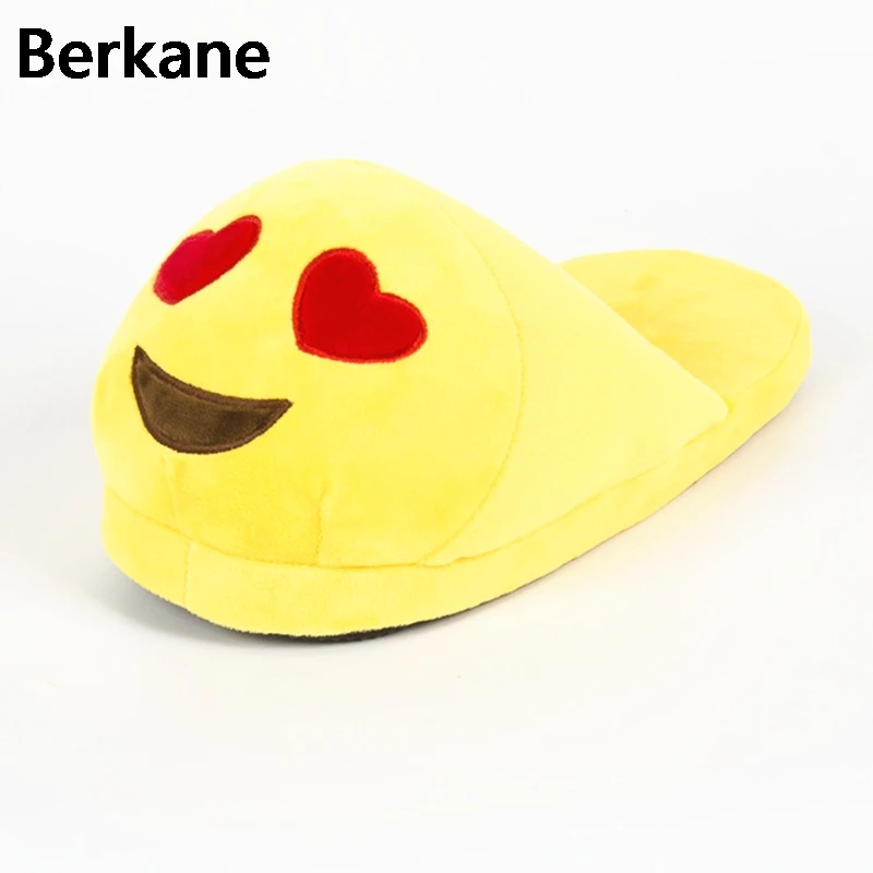 Unisex Slippers Funny Face Expression Cute Soft Emoji House Slipper