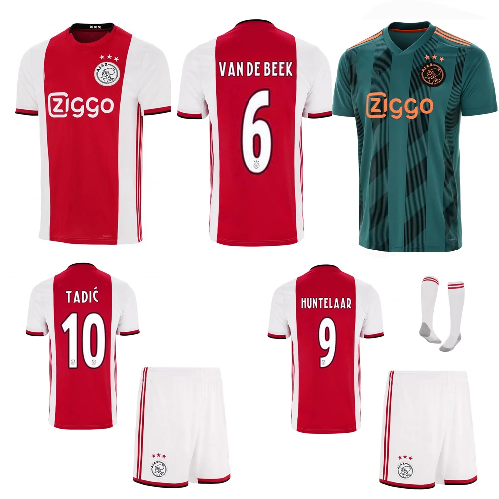 2019 2020 ajax домашние рубашки для взрослых 19 20 красные белые мужчин есть в наличии |