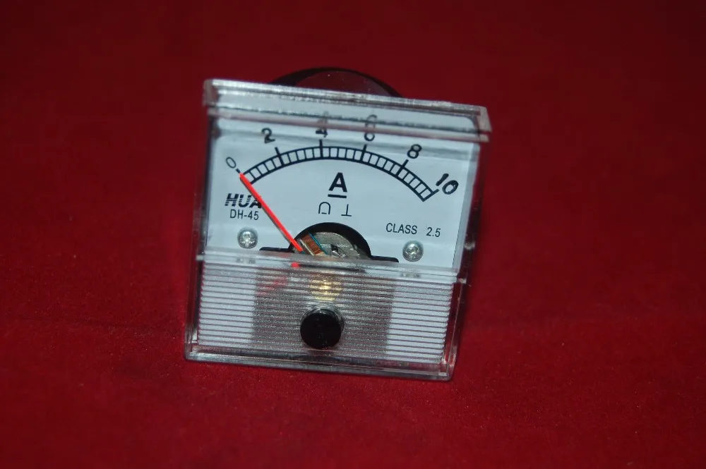 Details about   DC 0-1A Analog Panel Meter Ammeter Amperemeter 45mm x 51mm x 34mm 