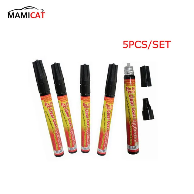 Us 799 5pcs Set Fix It Pro Clear Car Scratch Repair Pen Fix It Pro Clear Car Scratch Repair Painting Pen Clear Coat Applicator On Aliexpresscom