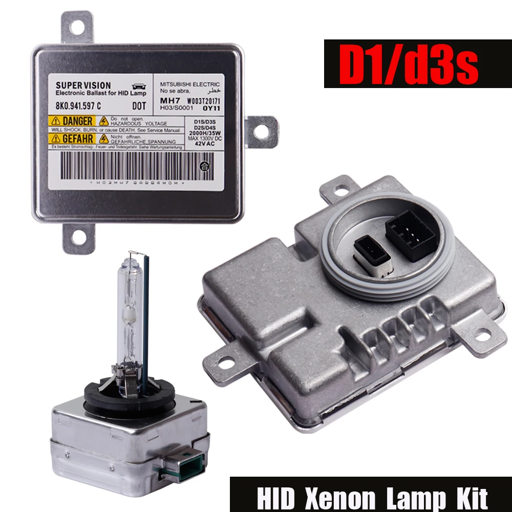 Комплект Ксеноновых Ламп D3S D1S HID балласт для OEM W003T20171 подходит Audi Volkswagen|Лампы