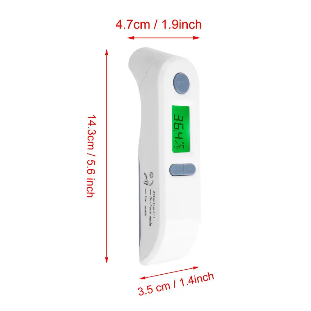 Термометр цифровой инфракрасный ЖК-дисплей детский лоб ухо режим объекта Бесконтактный взрослый ребенок тела термометры