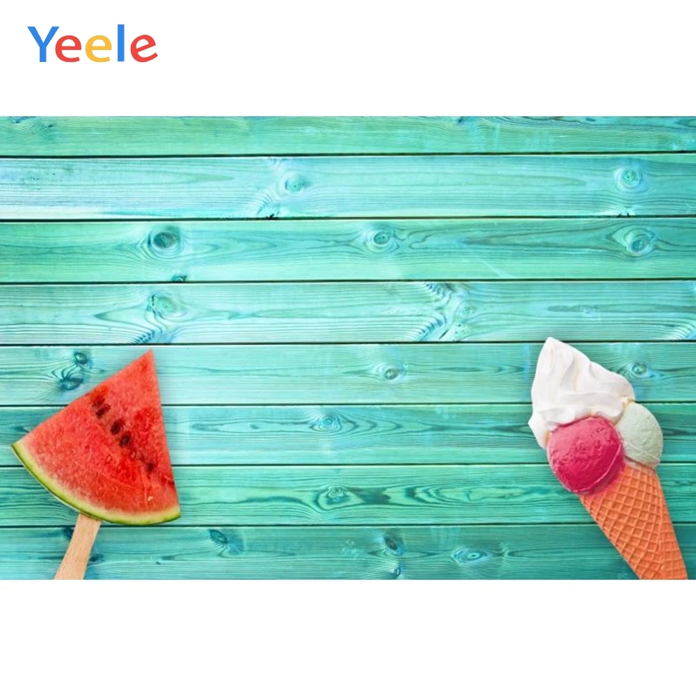 

Yeele Summer Watermelon Cream Wood Portrait Photographic Backdrops Customized Photography Backgrounds Photocall Photo Studio