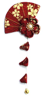 Японское кимоно юката Цветок головной убор заколка для волос Классическая кисточка девушки головной убор шпилька ручной работы - Цвет: 4