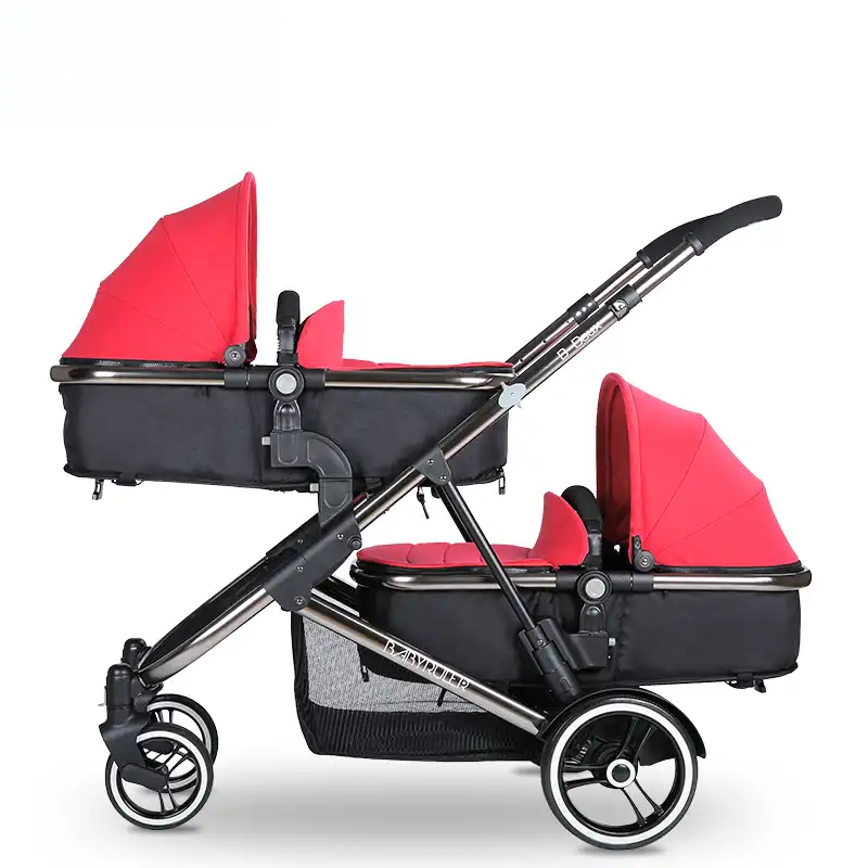 folding double stroller