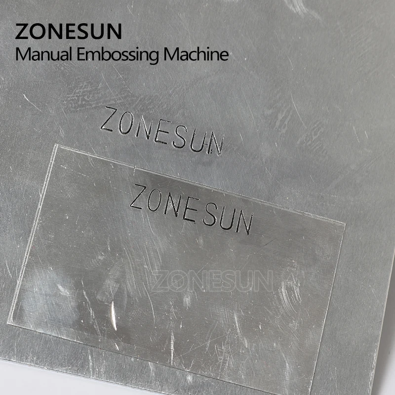 Ручной штамповочный станок ZONESUN маркировочная этикетка тиснение бирка для собак