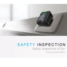 Дропшиппинг ST01D розетка тестовая er схема полярности детектор напряжения настенная вилка выключатель искатель УЗО тест 220 В-250 В ЕС вилка