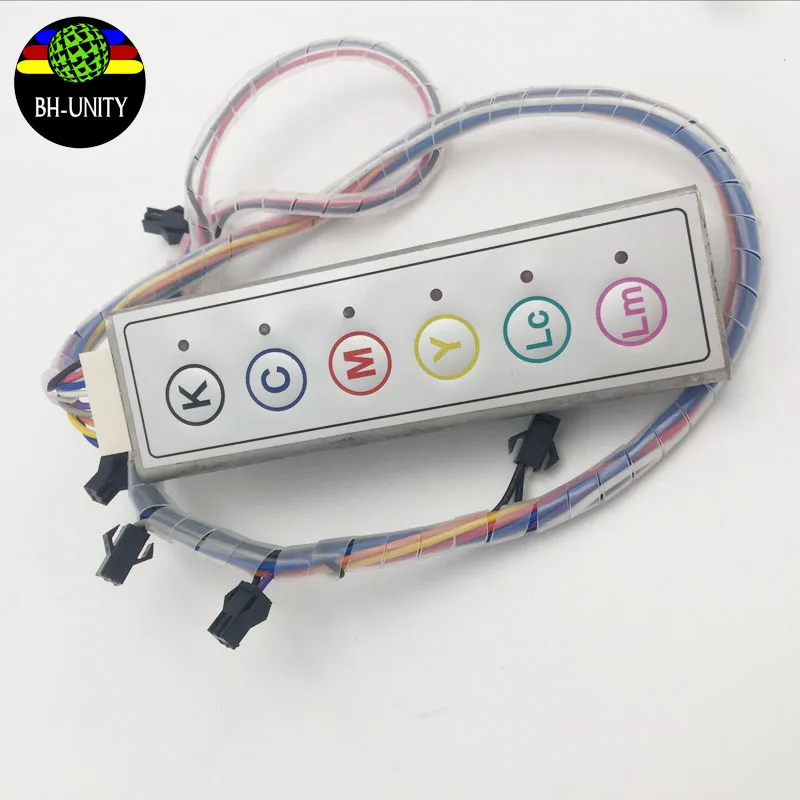 

6 цветов c m y k lc lm фотографический выключатель давления чернил/переключатель контроллера чернил для большого принтера infiniti 3208 farmat