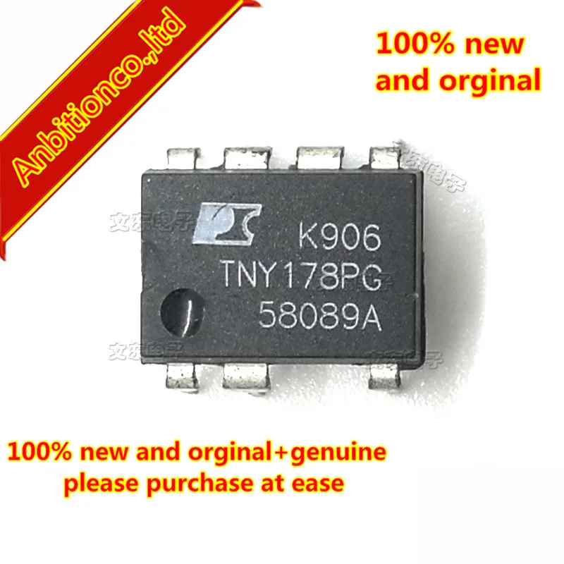 

10 шт., новинка 100%, оригинальный TNY178PG DIP7 в наличии