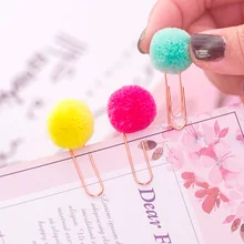 Милые плюшевые мягкие скрепки ins цветная Закладка для книг креативные конфеты цветные закладки планировщик DIY аксессуар