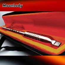 Chinese Wood Flute Bawu Copper Plated Concert Flute Vertical Playing Clarinet Flute Folk Musical Instrument Bawu