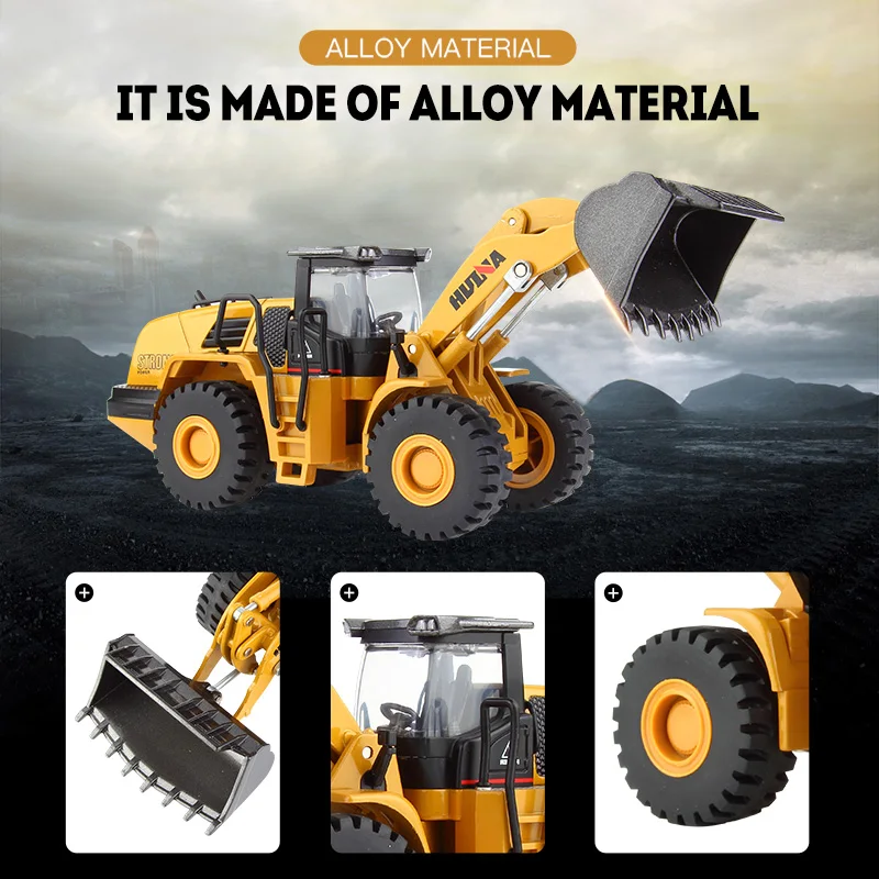 

1:50 Alloy Mechanical loader Timber grab Engineering Metal Vehicles Truck Car For Children High Simulation
