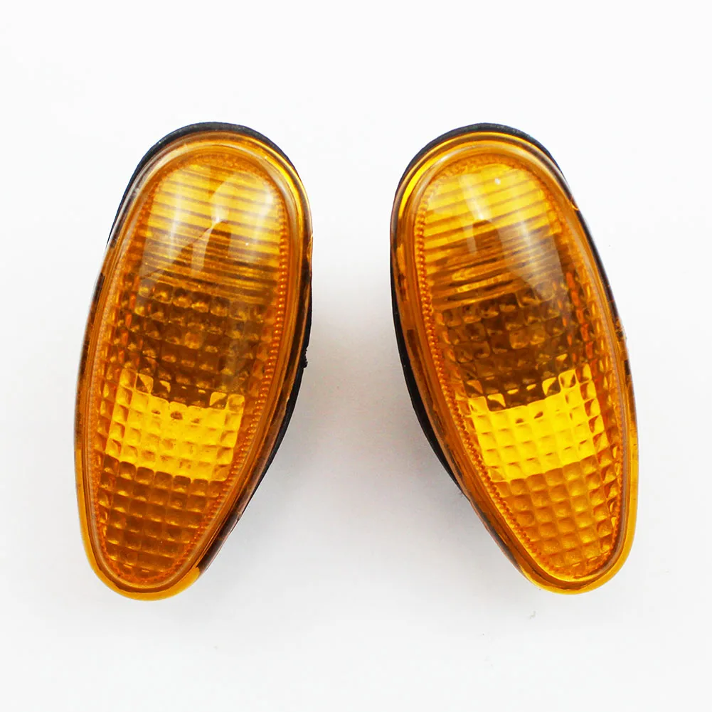 

LARBLL 2PCS Amber Side Marker Light Fender Lamp With Bulb For Mitsubishi PAJERO MONTERO Lancer Outlander MR522027