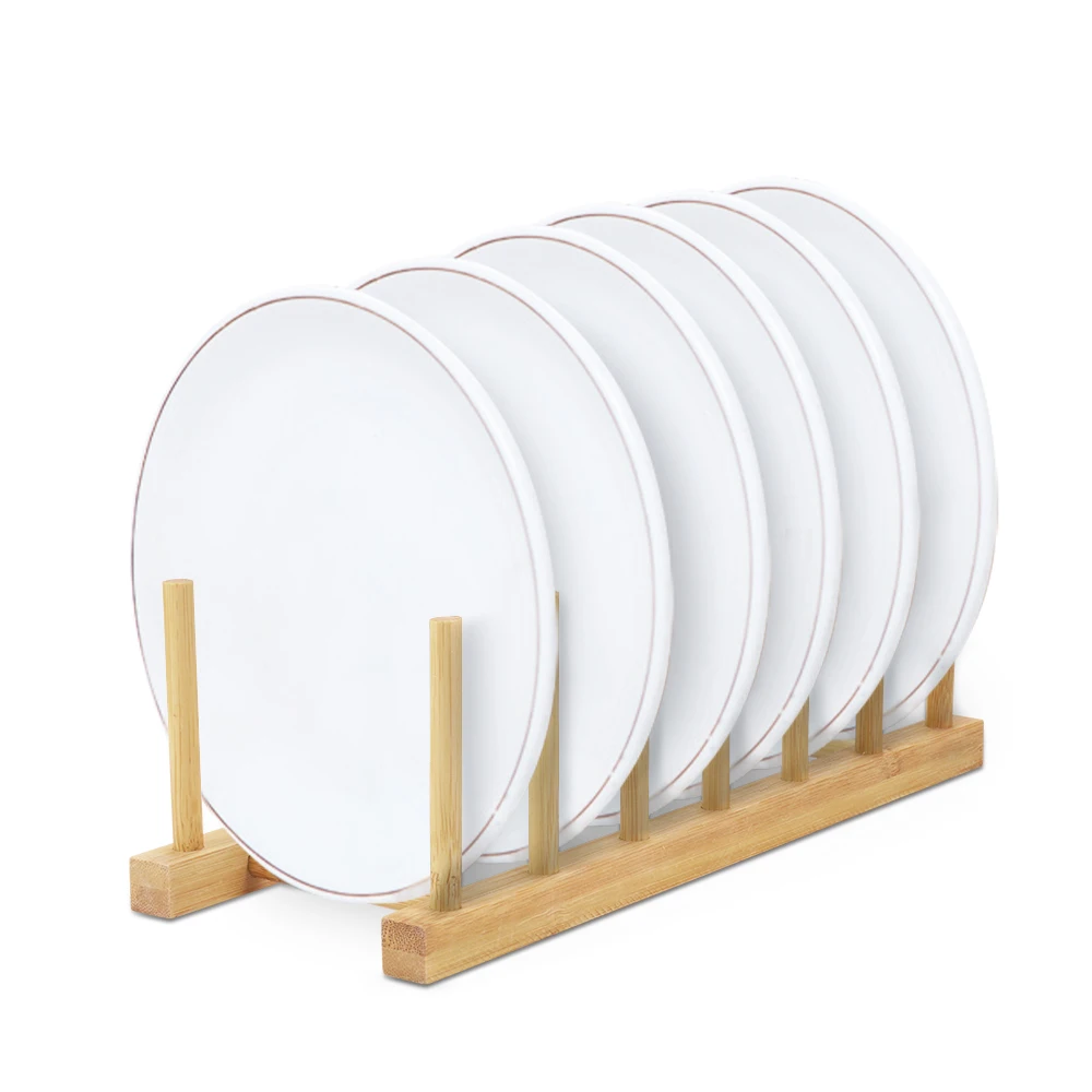 

Plate Racks Bamboo Plate Racks Kitchen Organizer Pot Lid Rack Shelf Cooking Dish Rack Pan Dish Rack Stand Kitchen Accessories