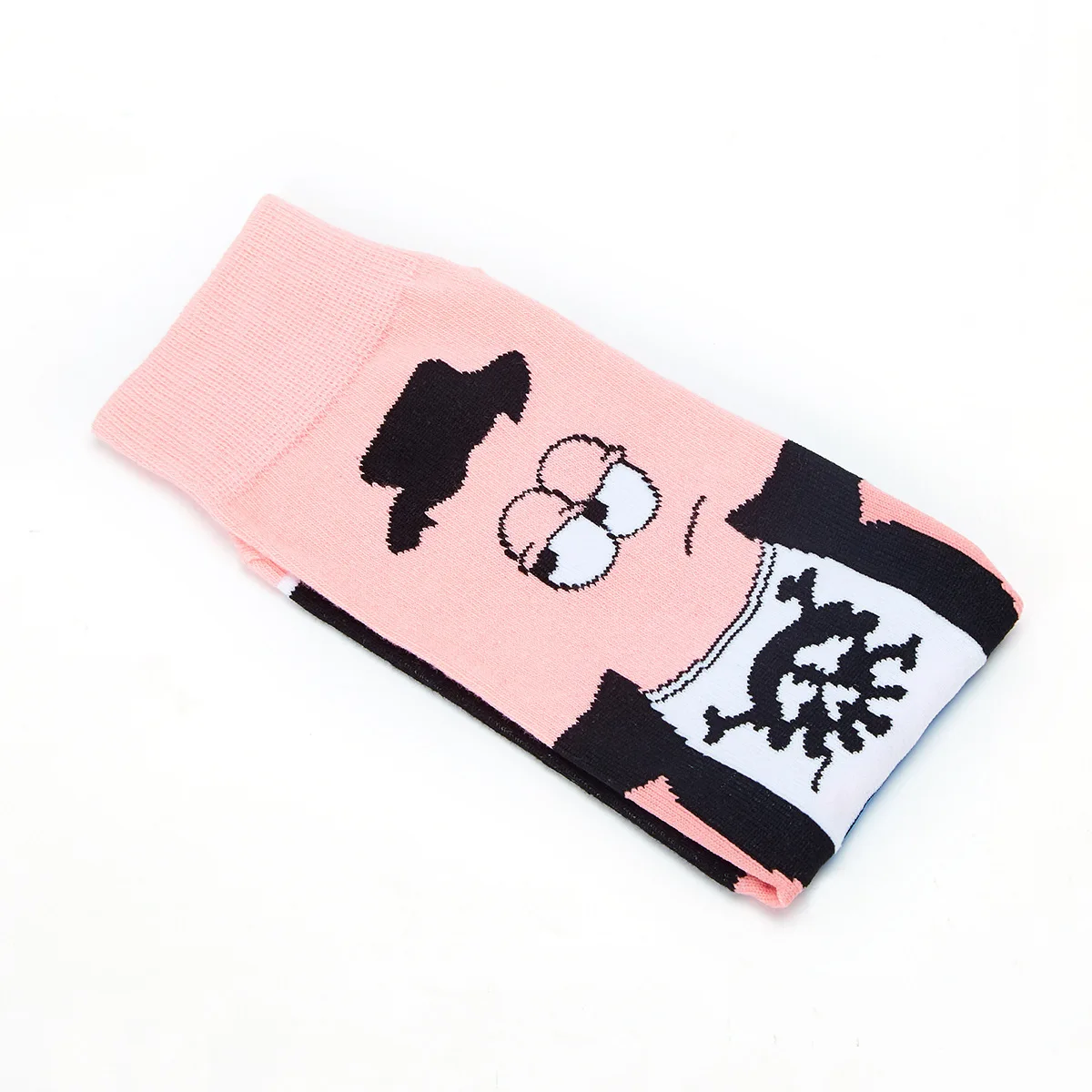 Funny fashion cartoon characters anime print unisex cotton socks colorful woman long socks novelty happy man crew socks