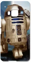 Star Wars R2D2 Robô Tampa do telefone Para HTC one X M7 M8 M9 Para Samsung Galaxy E7 E5 S3 S4 S5 S6 S7 Borda Mais Nota 3 4 5 caso