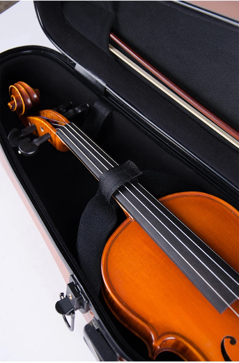 Высококачественный Итальянский чехол для скрипки Кристина 4/4 чехол из углеродного стекловолокна оранжевый цвет аксессуары для скрипки