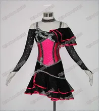 Women Latin Dance Wear,Girls Salsa Competition Dress Ladys Tango Samba Rumba Chacha Dance Dress,Dance Dress Latin L-0048