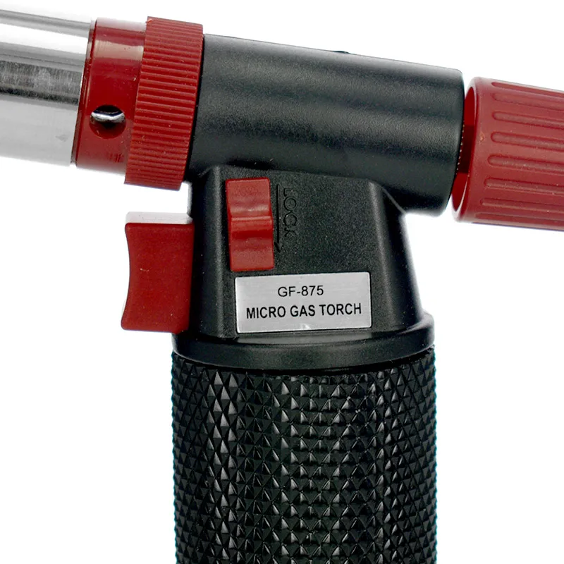 Струйная газовая зажигалка струйная Зажигалка факела бутан с держателем инструменты для кемпинга пайка многоразовый Газовый инструмент