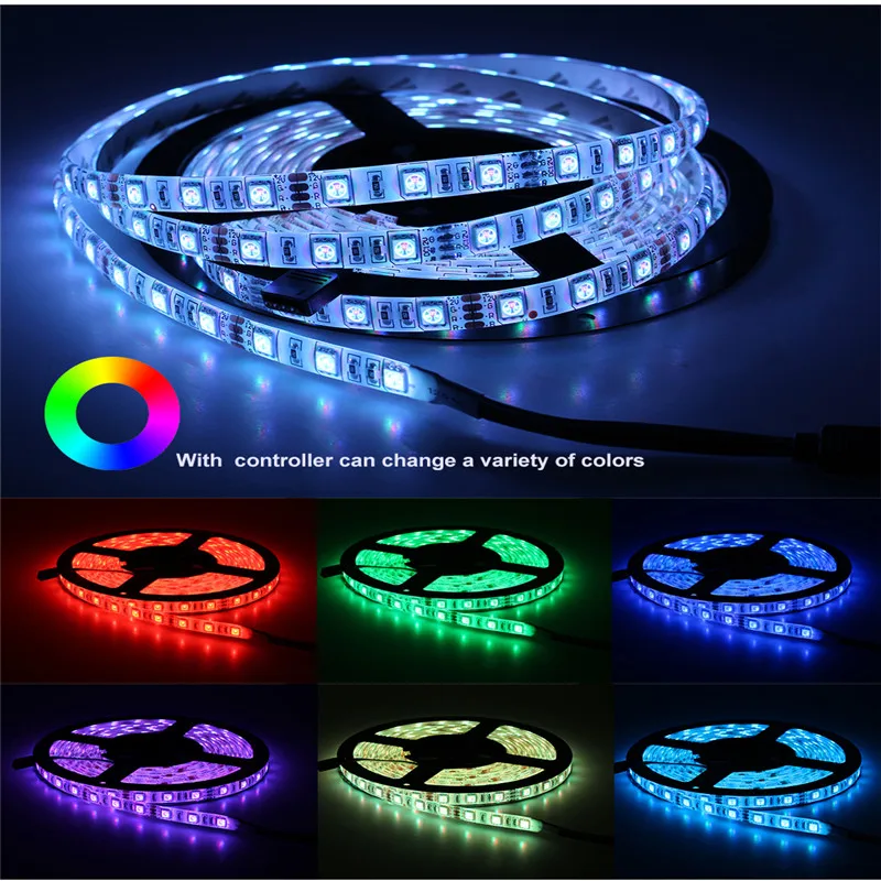 

String Lights 60LEDs/m Flexible LED Light Strip Wine Bottle Light 300LEDs 5m/lot Waterproof Lamparas Led Decorativas
