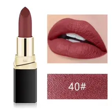 Lipstick Matte Velvet Long Lasting Taupe Ruby Woo Diva Color Sexy Red Brown Lip Gloss Professional Women Makeup Beauty Tools