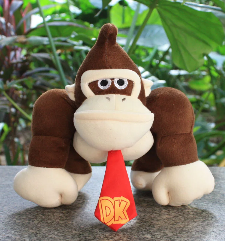 Большой 10 &quot26 см Обезьяна осл Kong плюшевые игрушки мягкие куклы детские