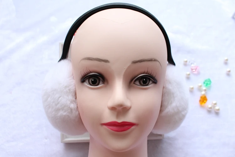 natural rex rabbit fur earmuffs (25)