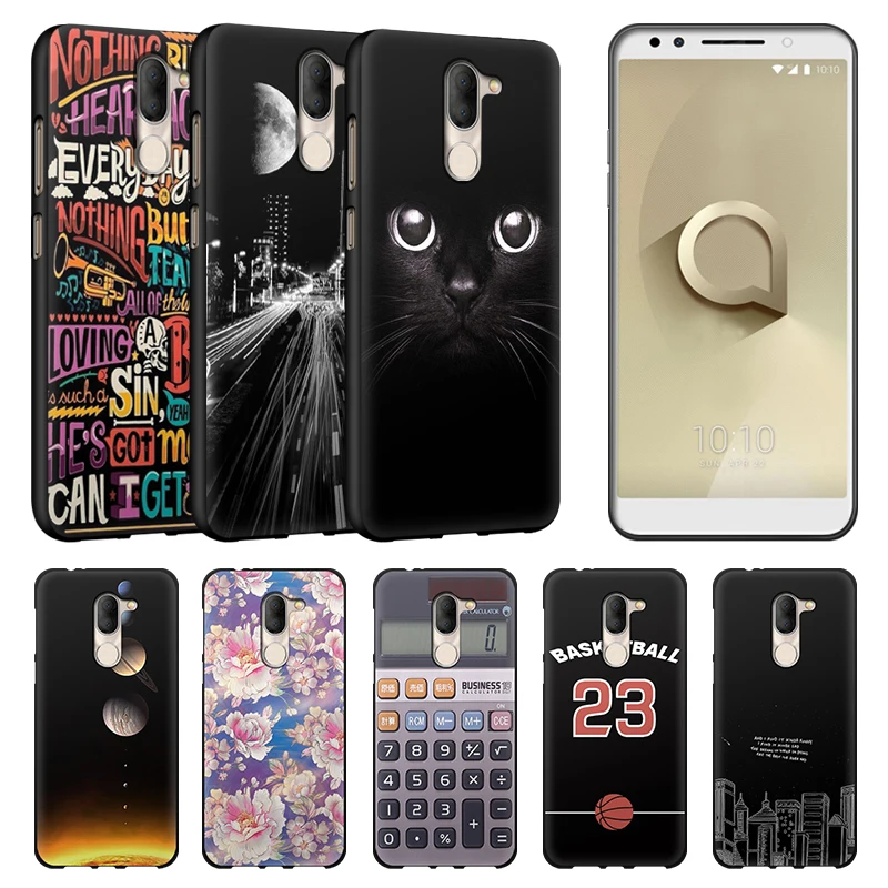 EiiMoo Матовый Мягкий ТПУ силиконовый чехол для Alcatel 3X 5058i 5058y милый мультяшный