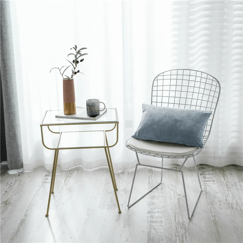 

PHF New Product Velvet Throw Pillow case 30*50 cm Covers Solid Light Blue Grey Color Pillowcases Cover Chair Seat Square Pillow