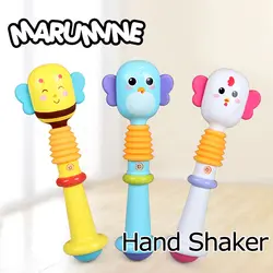 Детские развивающие игрушки для погремушка ручной шейкер Молот со звуками милые животные Дизайн образовательных подарок для детей