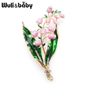 

Wuli&baby Purple Pink Lavender Flowers Brooches Alloy Classic Women Weddings Brooch Pins Christmas Gifts