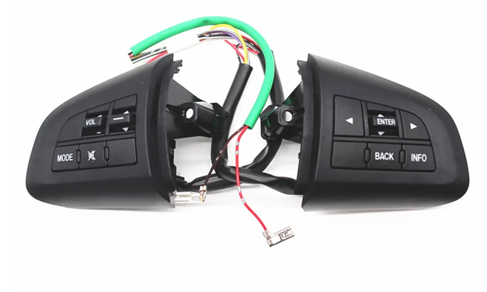 Кнопка управления рулевым колесом для mazda 3 2010 CX-5 CX-7 переключатель управления для стайлинга автомобилей функция регулировки громкости