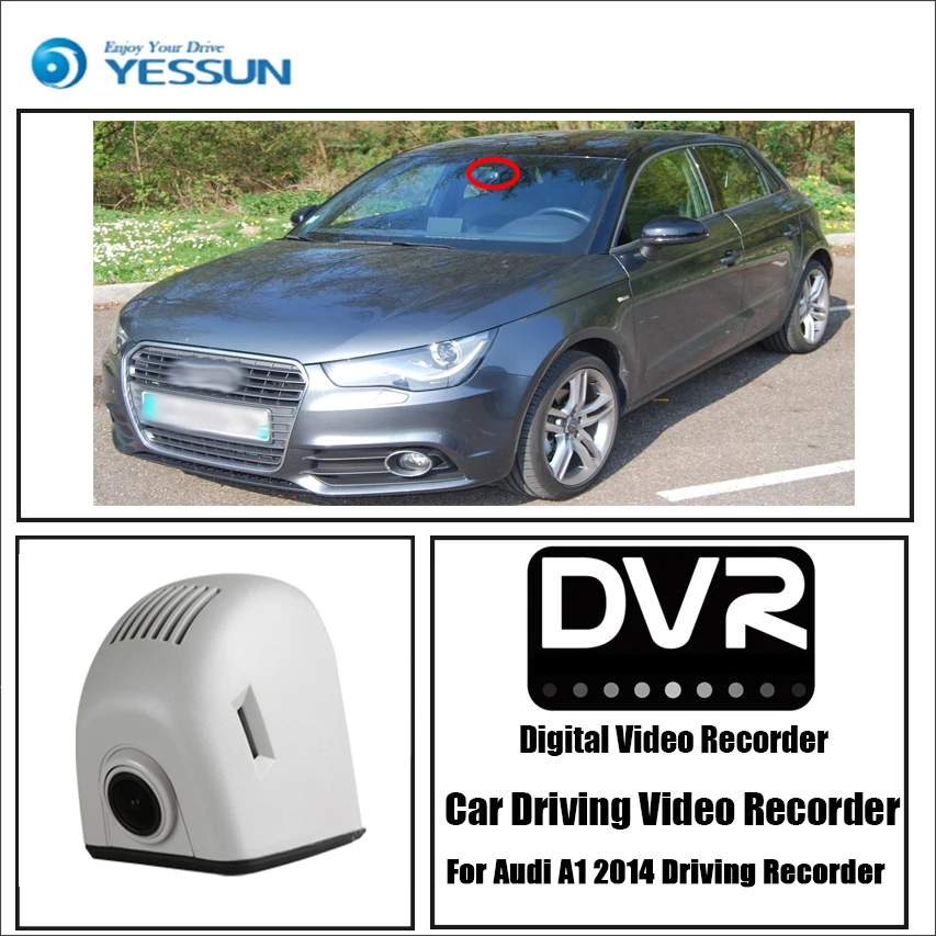 Видеорегистратор YESSUN для Audi A1 8X Sportback GB 2010 ~ 2019 Wifi видеорегистратор камера ночное