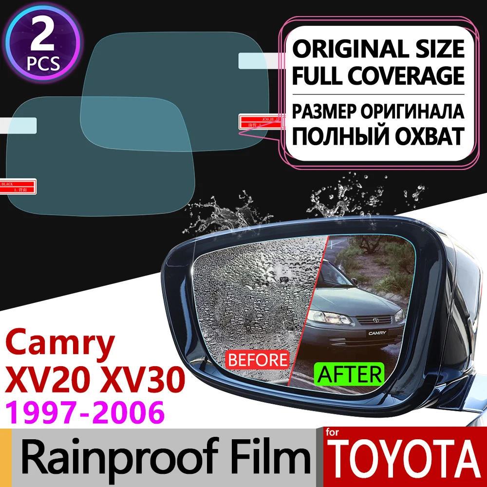 

for Toyota Camry 20 30 XV20 XV30 1997 - 2006 Full Cover Anti Fog Film Rearview Mirror Rainproof Anti-Fog Films Clean Accessories