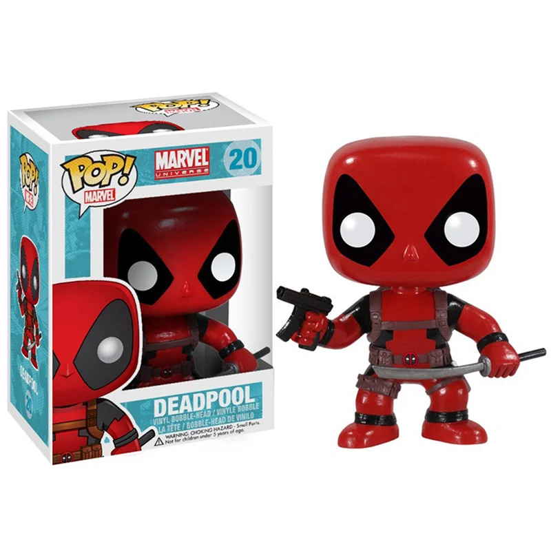 

FUNKO POP Official Deadpool 20 # The Avengers Action Figures Collectible Model Doll Toys for Children Christmas Birthday Gifts