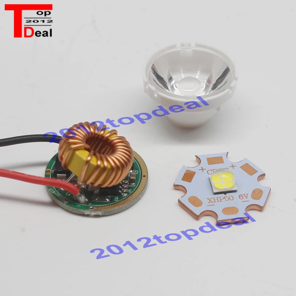CREE XHP50 холодный белый 6500k светодиодный излучатель 6 в с 20 мм Cooper PCB + 1 Режим 5 режимов