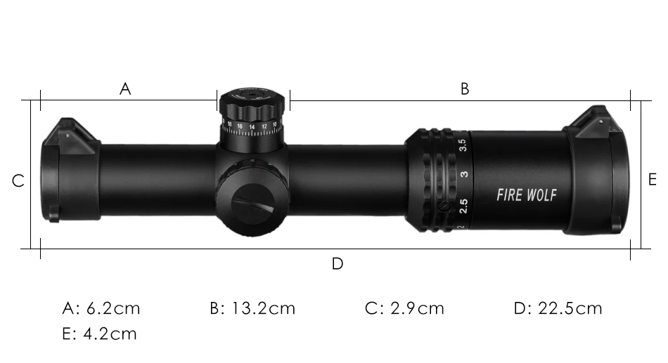 Серебряный 1-4X24 Riflescopes прицел Красная точка Охота ж/крепления для AR15 AK