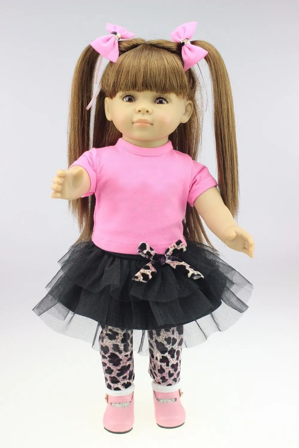 Npkколлекционная кукла-Реборн, Реалистичная мягкая силиконовая кукла-реборн для маленьких девочек, 18 дюймов, очаровательные игрушки для детей