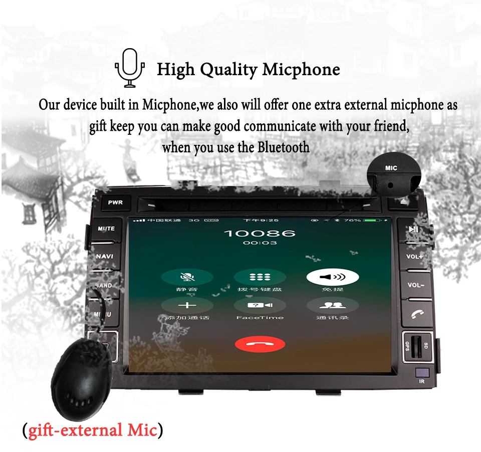 Discount Android 9.0 8 Core RAM 4GB ROM 64GB Car Stereo Screen Radio For KIA Sorento 2009-2012 Car DVD Player GPS Navigation Double DIN 2