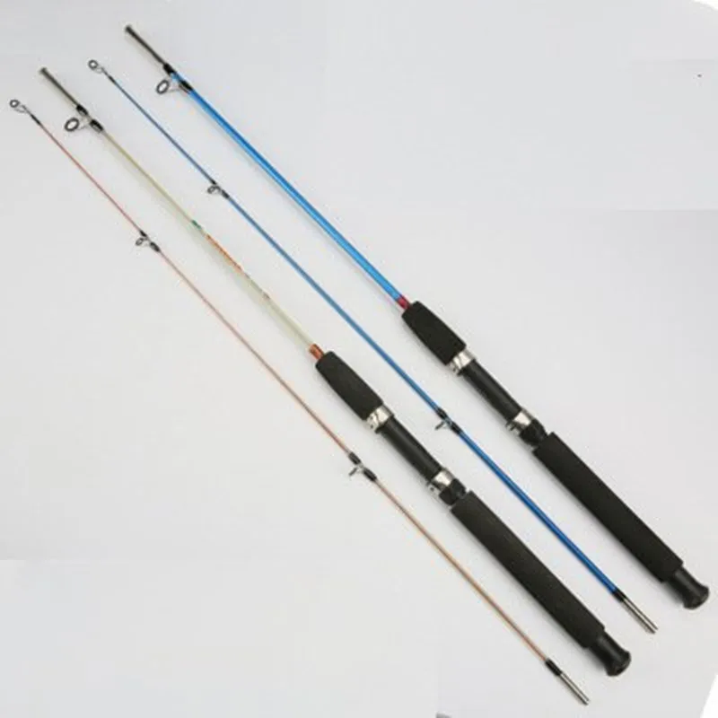 

New Arrival 1.2m/1.35m/1.5m/1.8m/2.1m 2 Sec Spinning Rod M Power Fiberglass fiber Lure Spinning Fishing Rod