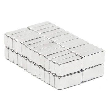 

Hakkin 50pcs N52 10x5x3mm Rectangular Permenent Strong Powerful Magnet Rare Earth Neodymium N52 Magnets 10*5*3mm 9.5*4.6*2.5mm