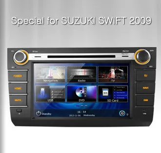 

8" 2Din Car DVD GPS Navigation Radio Tape Recorder for Suzuki Swift 2009 with Dynamic Interface/DVR